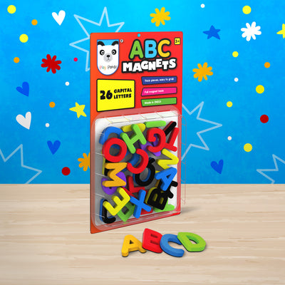 ABC Magnets Capital Letters | Thick Magnets with Full Magnet Back