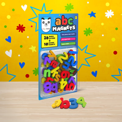 ABC Magnets Small Letters | Thick Magnets with Full Magnet Back