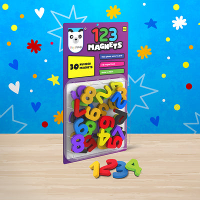 123 Magnets Numbers | Thick Magnets with Full Magnet Back
