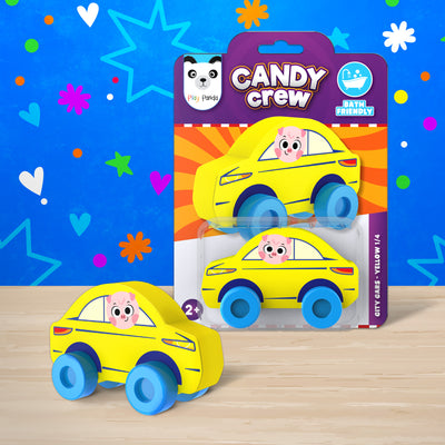 Candy Crew City Cars Yellow 1/4