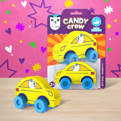 Candy Crew City Cars Yellow 3/4