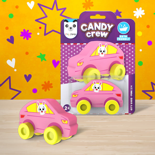 Candy Crew City Cars Pink 2/4