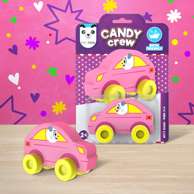 Candy Crew City Cars Pink 3/4