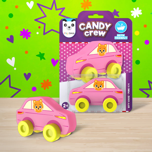 Candy Crew City Cars Pink 4/4