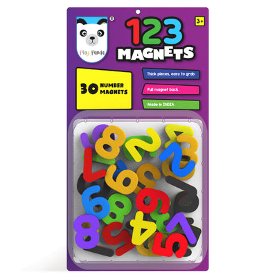 123 Magnets Numbers | Thick Magnets with Full Magnet Back