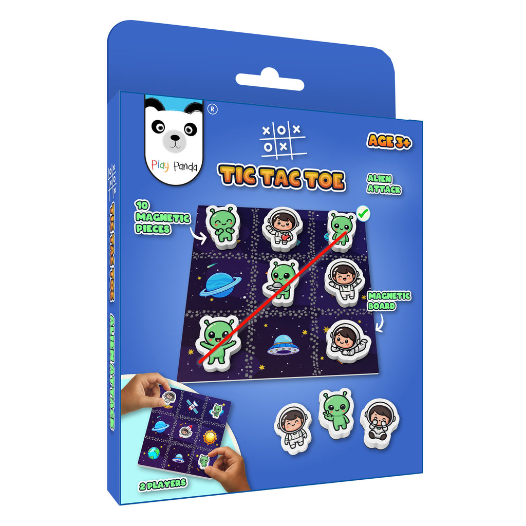 Magnetic Tic Tac Toe Alien Attack
