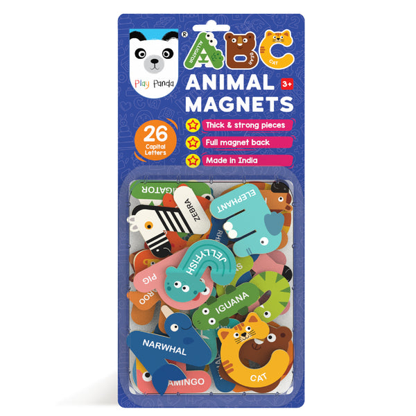 ABC Magnets Capital Letters | Animals Theme