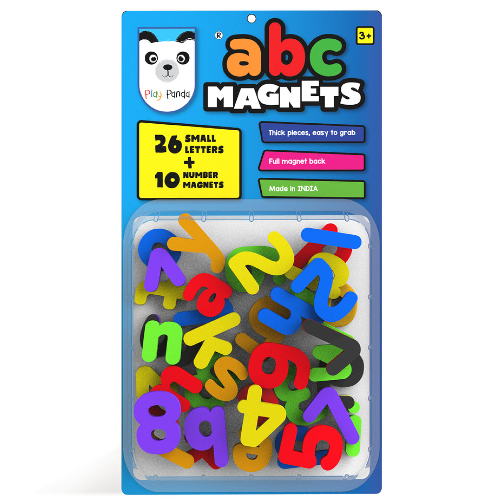 ABC Magnets Small Letters | Thick Magnets with Full Magnet Back