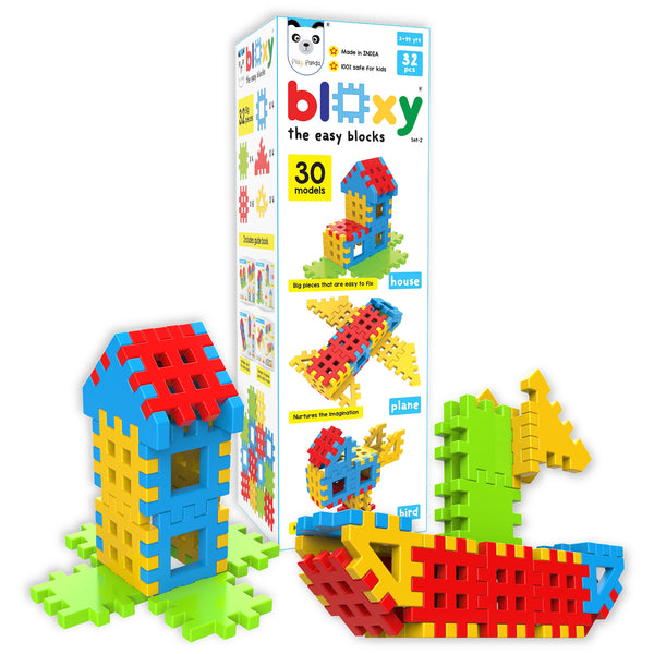 Bloxy Type 2 30 Models | Use Giant Plastic Blocks to make Animals, Birds, Vehicles, Buildings, etc