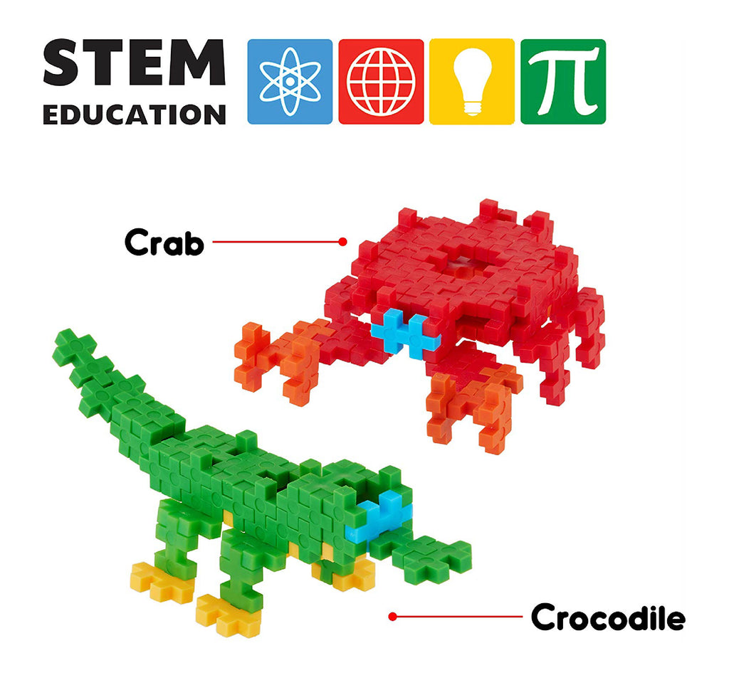 Fixi Bricks Aqua Tube 3 | Crocodile and Crab with 120 small bricks ...