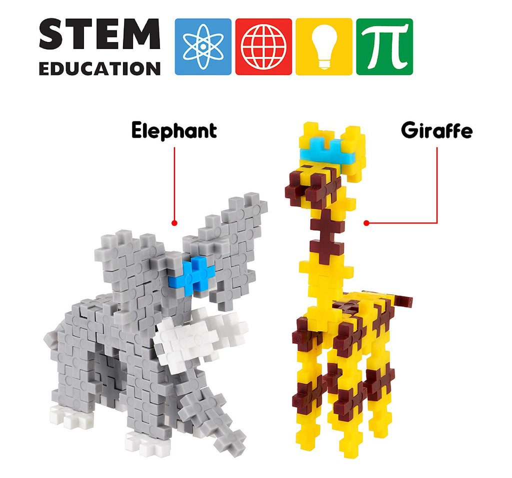 Fixi Bricks Jungle Tube 1 | Elephant and Giraffe with 110 small bricks ...