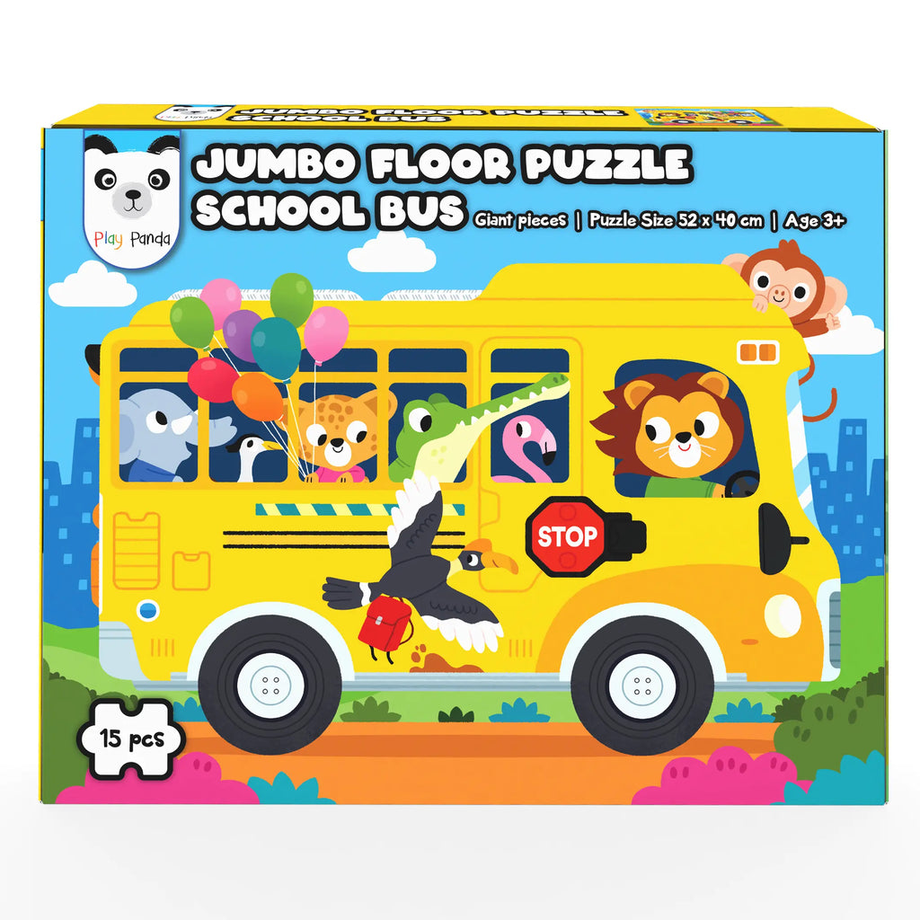 Jumbo Floor Puzzle School Bus