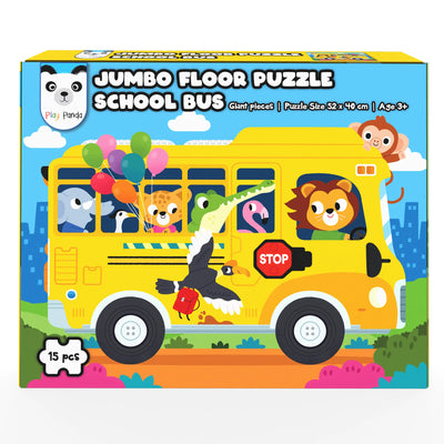 Jumbo Floor Puzzle School Bus