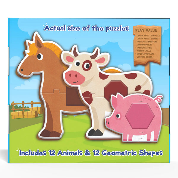 Learning Puzzles Shapes & Animals