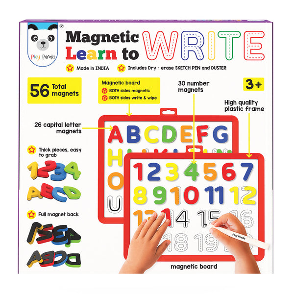 Magnetic Learn to Write 2 in 1 Numbers & Capital Letters