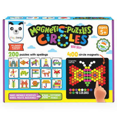 Magnetic Puzzles (big) Circles with 400 Magnets & 200 Puzzles