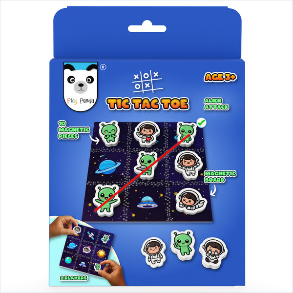 Magnetic Tic Tac Toe Alien Attack