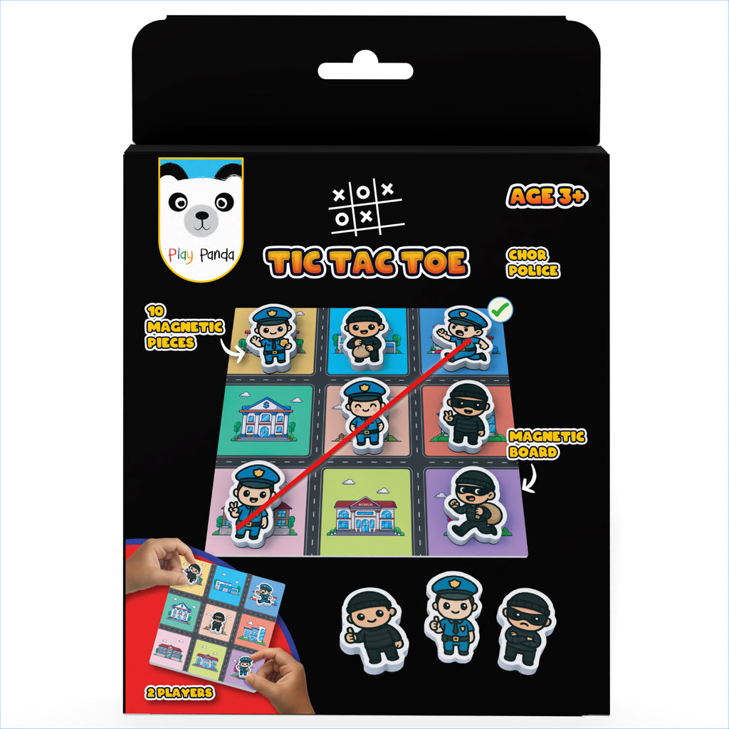 Magnetic Tic Tac Toe Chor Police