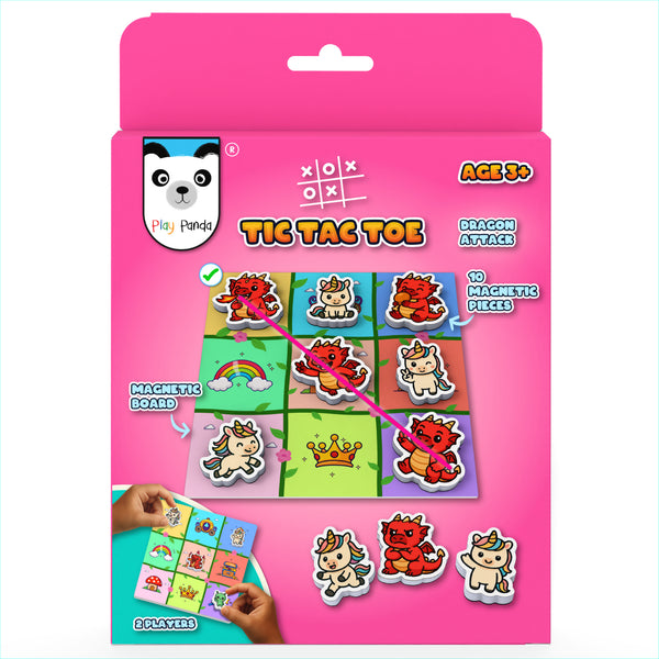 Magnetic Tic Tac Toe Dragon Attack