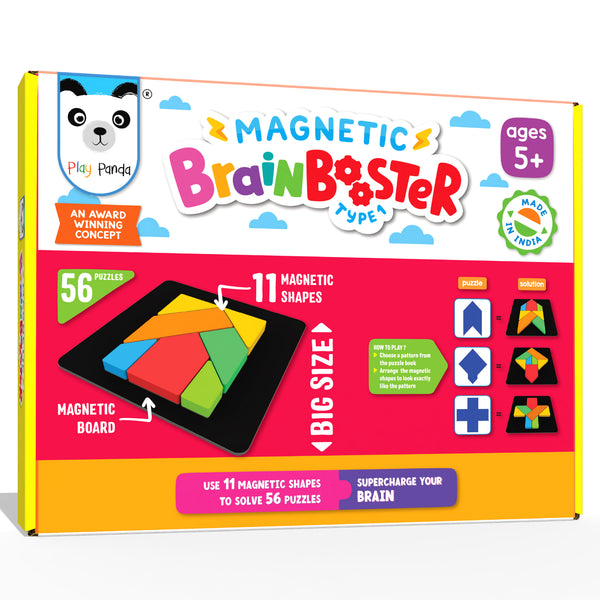 Brain Booster Big Type 1 | 56 puzzles designed to boost intelligence