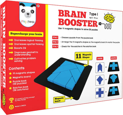 Brain Booster Type 1 (big) | 56 puzzles designed to boost intelligence