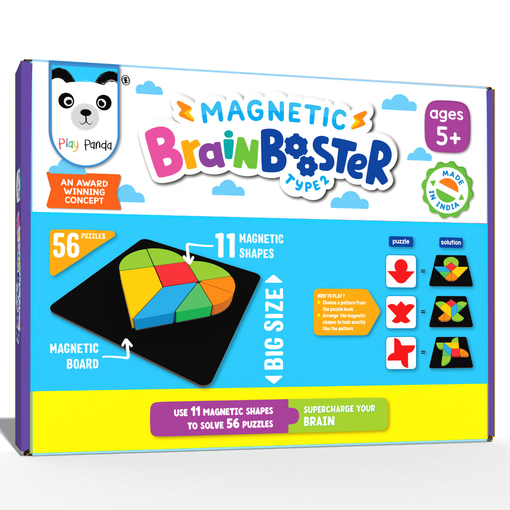 Brain Booster Big Type 2 | 56 puzzles designed to boost intelligence