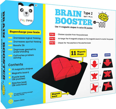 Brain Booster Type 2 (big) | 56 puzzles designed to boost intelligence