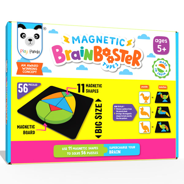 Brain Booster Big Type 3 | 56 puzzles designed to boost intelligence