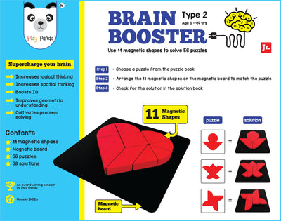 Brain Booster Type 2 (small) | 56 puzzles designed to boost intelligence
