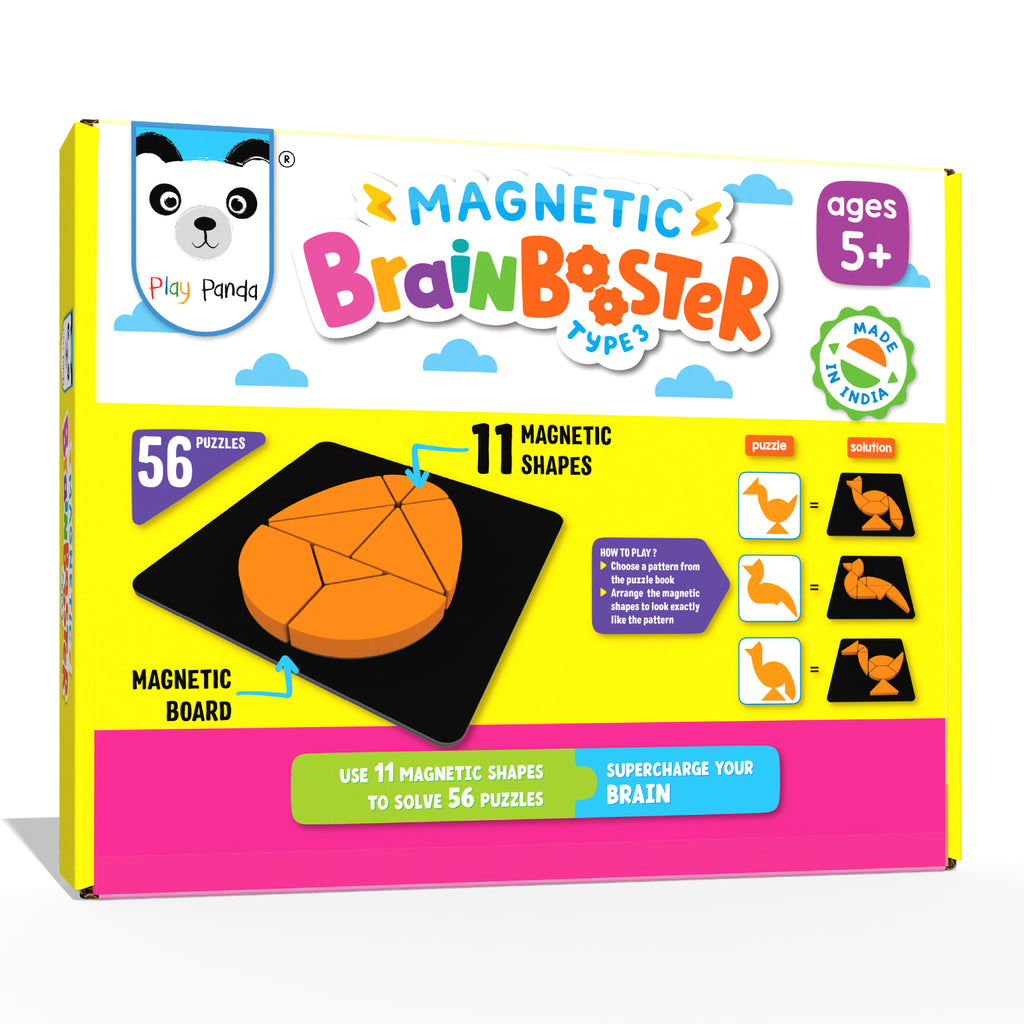 Brain Booster Small Type 3 | 56 puzzles designed to boost intelligence
