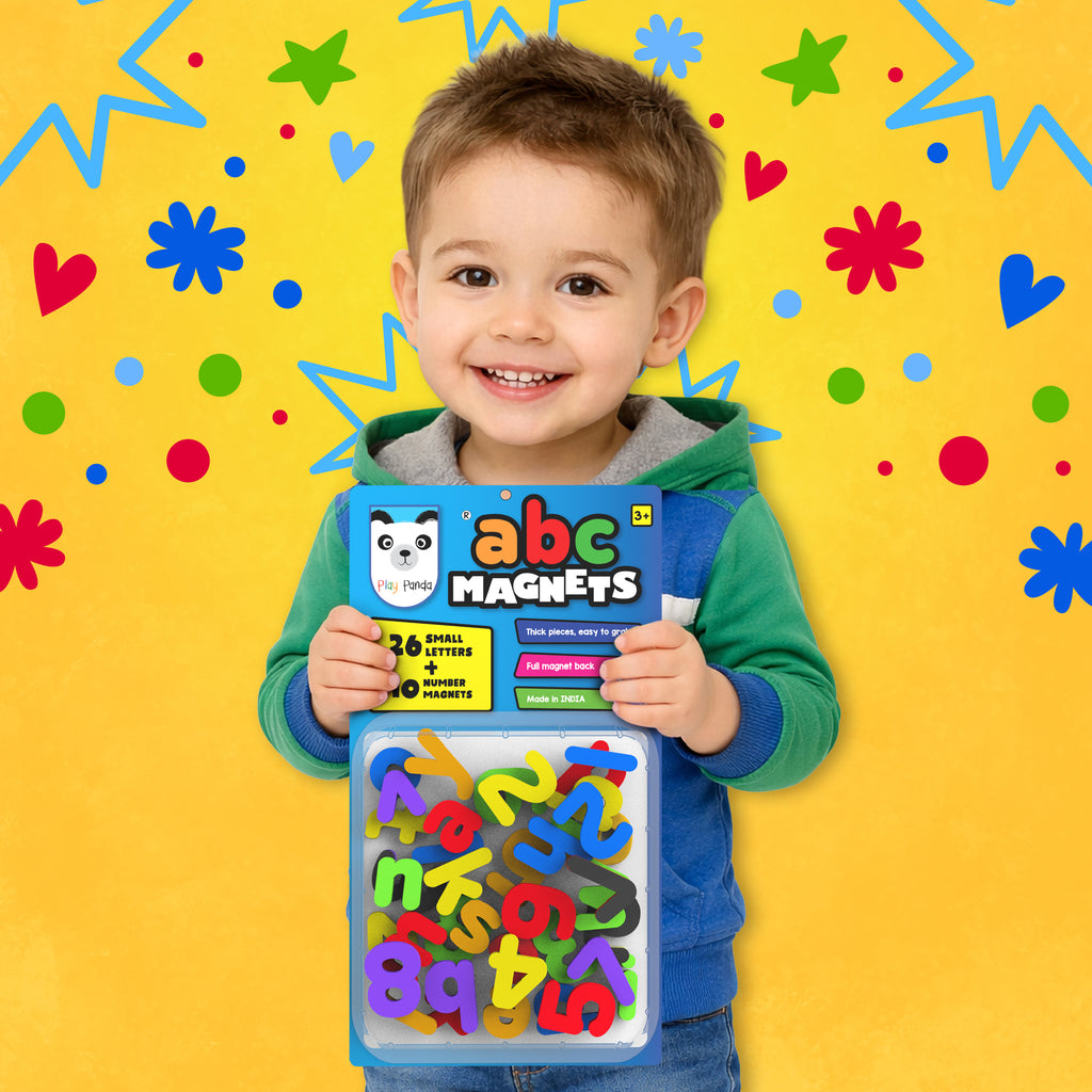 ABC Magnets Small Letters | Thick Magnets with Full Magnet Back ...