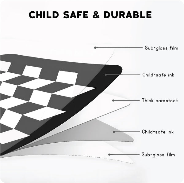 High Contrast Baby Flash Cards (30 Pictures) 15 Cards, 30 Pictures
