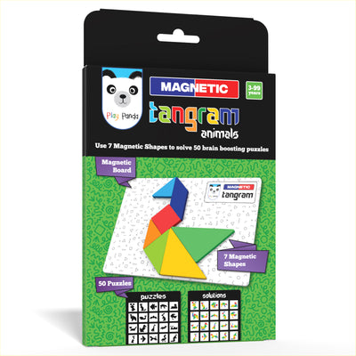 Magnetic Tangram Puzzle Animals | Solve 50 Puzzles using Magnetic Shapes