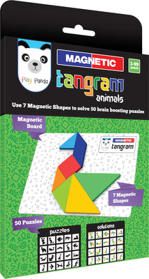 Magnetic Tangram Puzzle Animals | Solve 50 Puzzles using Magnetic Shapes