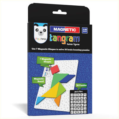 Magnetic Tangram Puzzle Human Figures | Solve 50 Puzzles using Magnetic Shapes