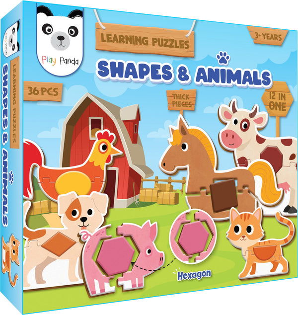 Learning Puzzles Shapes & Animals