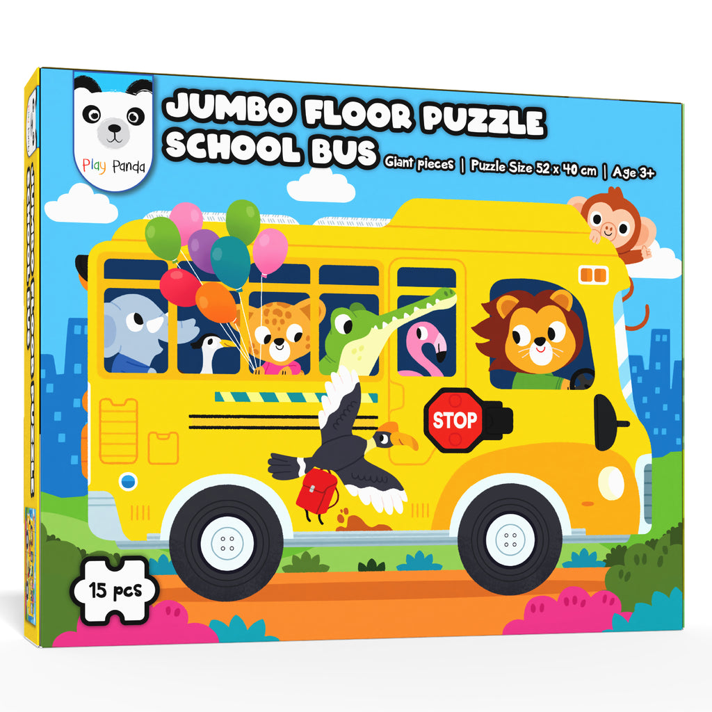 Jumbo Floor Puzzle School Bus