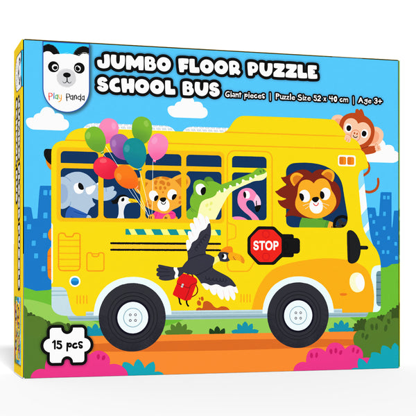 Jumbo Floor Puzzle School Bus