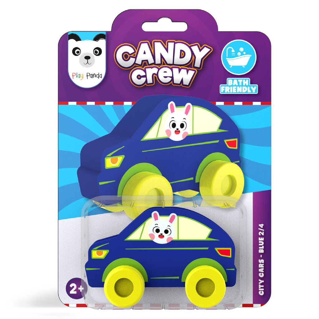 Candy Crew City Cars Blue 2/4