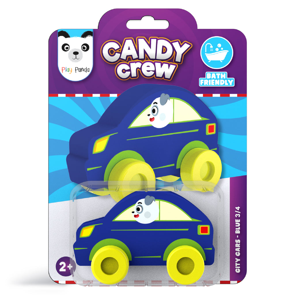 Candy Crew City Cars Blue 3/4