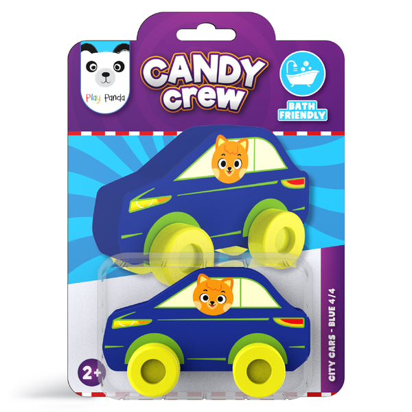 Candy Crew City Cars Blue 4/4