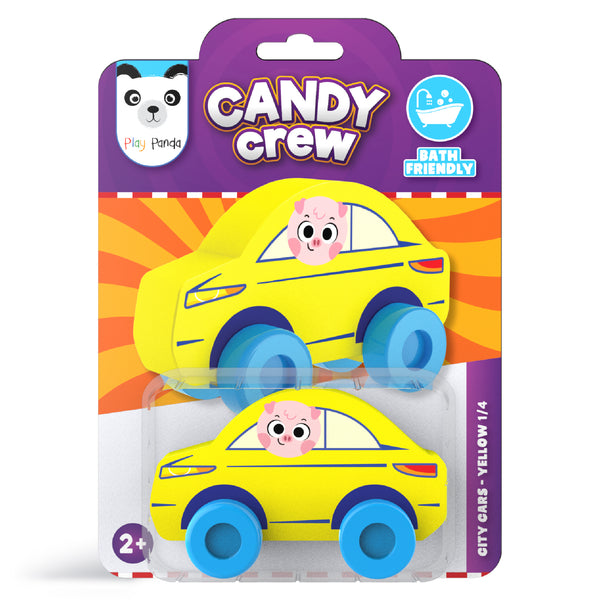 Candy Crew City Cars Yellow 1/4