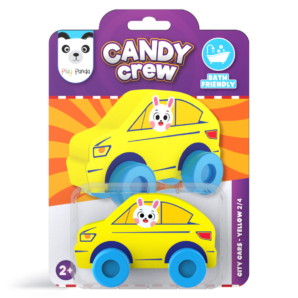 Candy Crew City Cars Yellow 2/4