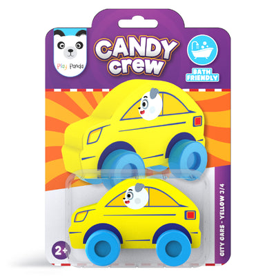Candy Crew City Cars Yellow 3/4
