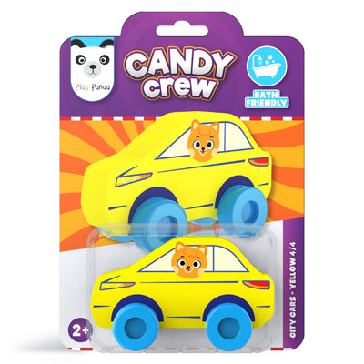 Candy Crew City Cars Yellow 4/4