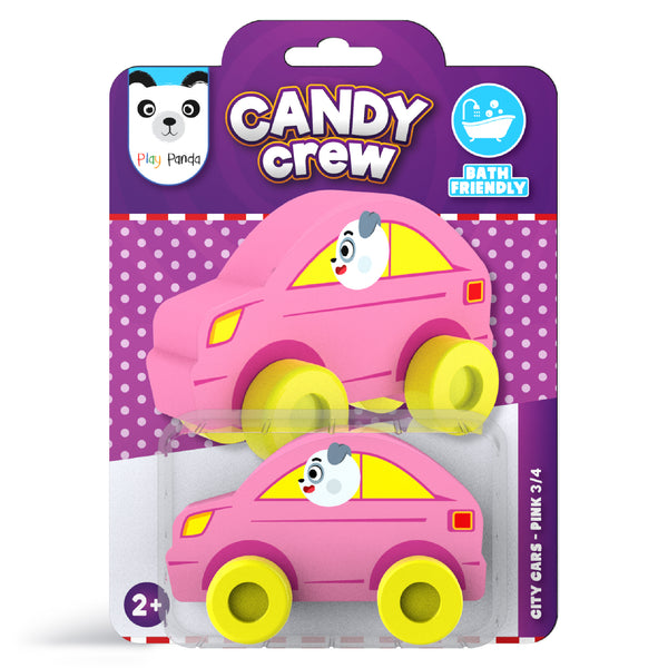 Candy Crew City Cars Pink 3/4