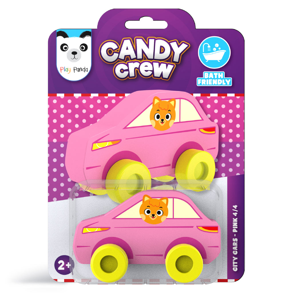 Candy Crew City Cars Pink 4/4