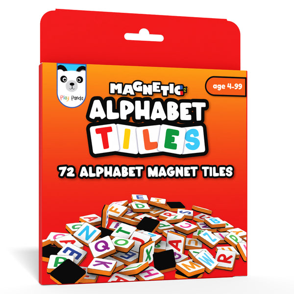 Magnetic Alphabet Tiles | 72 Magnetic Alphabet Tiles