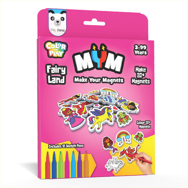 MYM Colour & Play Fairy Land | Make 20+ Magnets