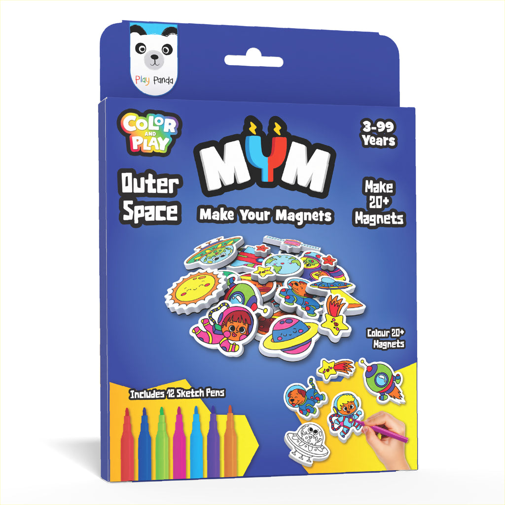 MYM Colour & Play Outer Space | Make 20+ Magnets
